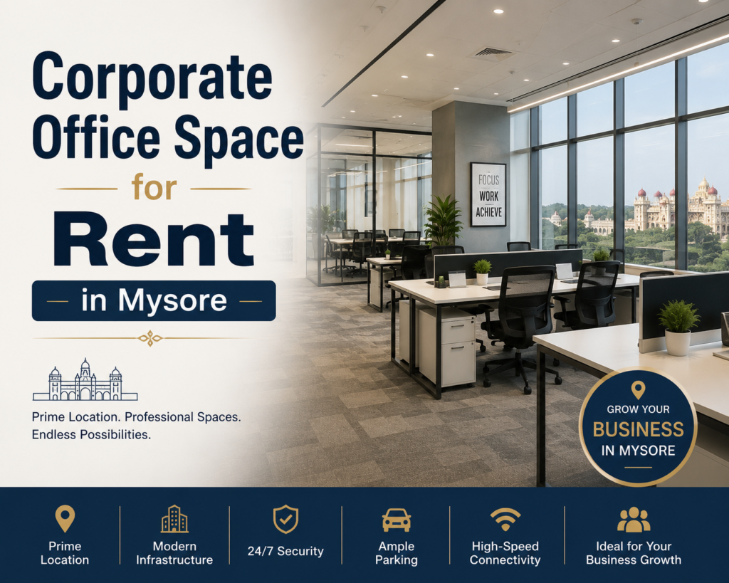 Corporate Office Space for Rent in Mysore