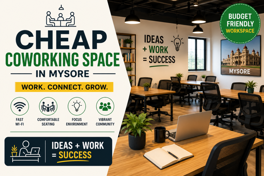 cheap coworking spaces in mysore