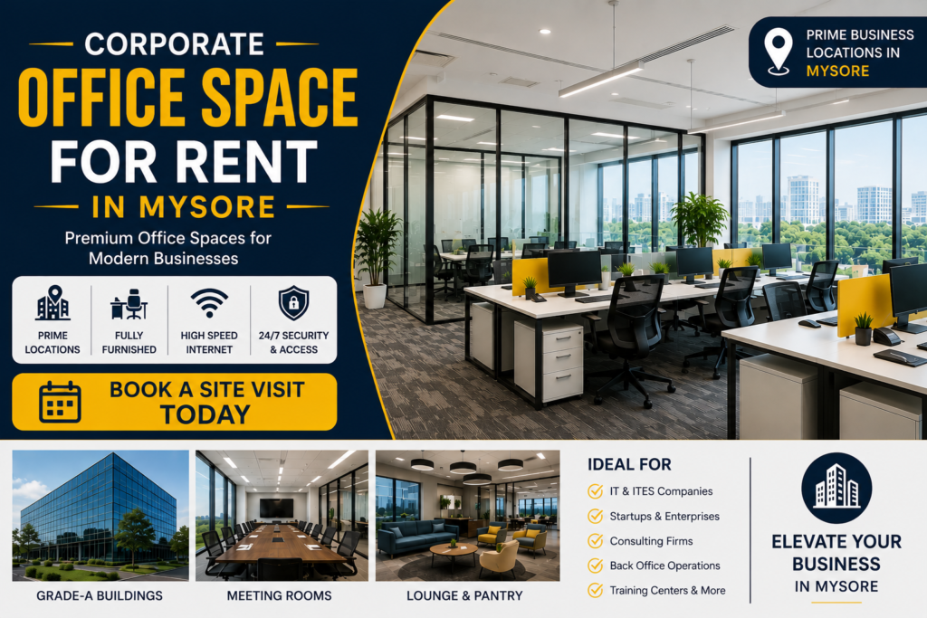 Corporate Office Space for Rent in Mysore VSion