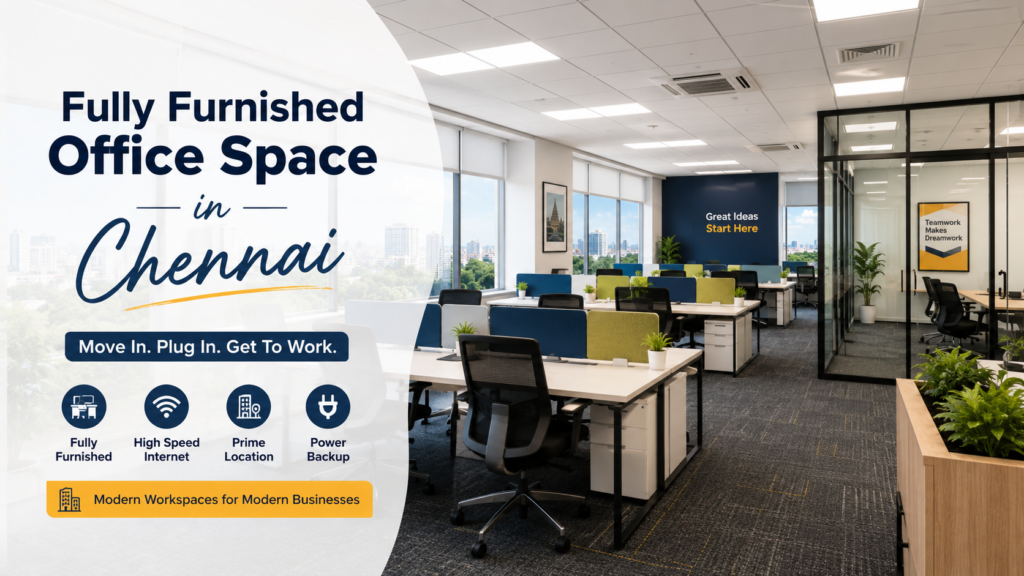 Fully Furnished Office Space in Chennai VSion