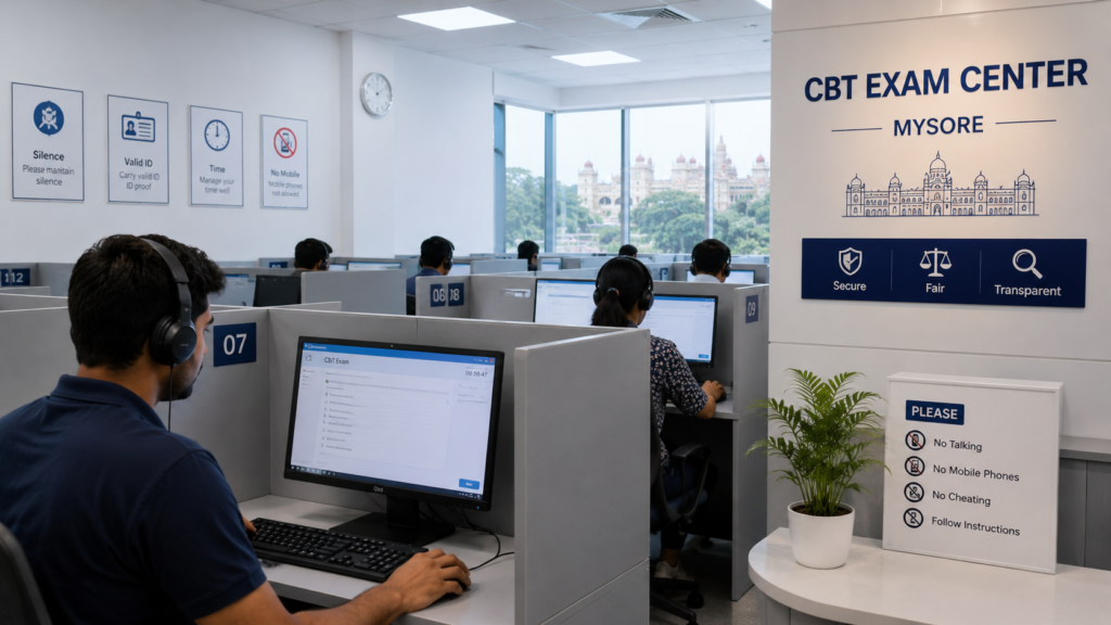 Physical Exam Center in Mysore CBT Exam VSion