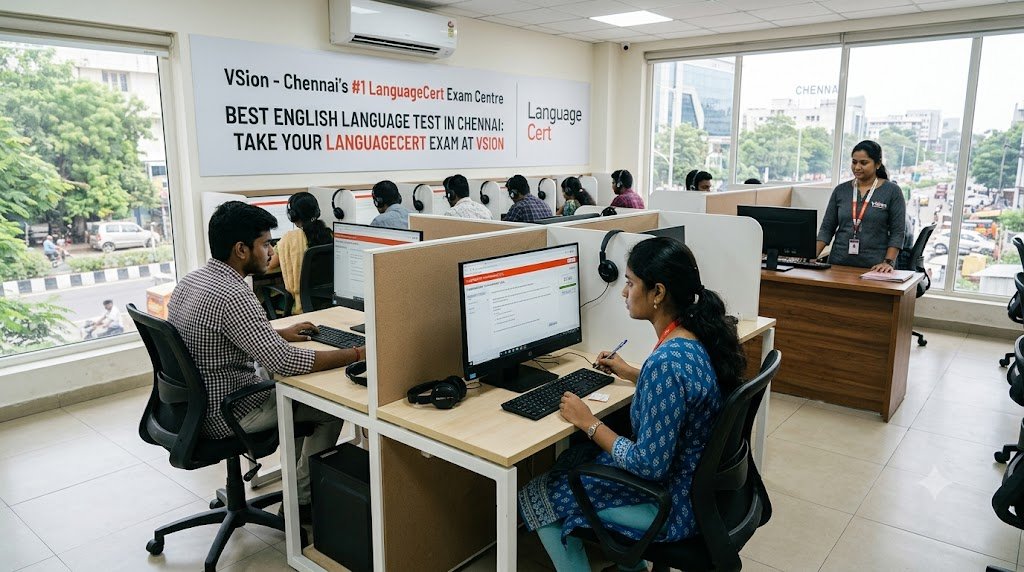 Best English Language Test in Chennai Take Your LanguageCert Exam at VSion