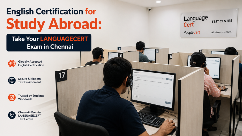 English Certification for Study Abroad Take Your LANGUAGECERT Exam in Chennai