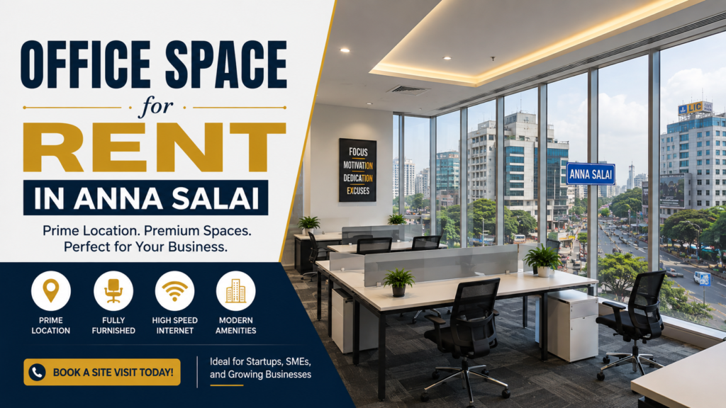 Office Space for Rent in Anna Salai VSion