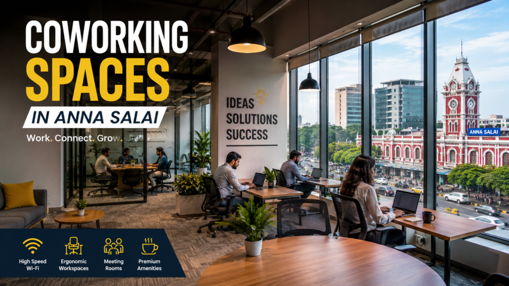 coworking spaces in anna salai VSion